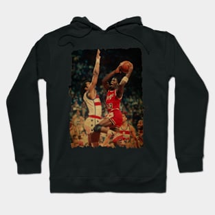 Michael Jordan vs Washington Bullets, 1985 Vintage Hoodie